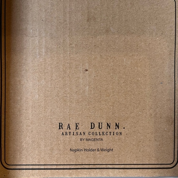 Rae Dunn “Hold” Napkin holder or weight - Picture 4 of 4